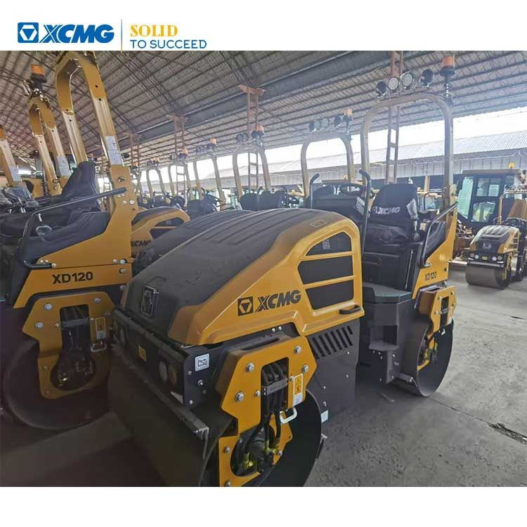 XCMG Official Secondhand Mini Roller Compactor Double Drum Roller Compactor XD120IV in Stock XCMG Official Secondhand Mini Roller Compactor Double Drum Roller Compactor XD120IV in Stock